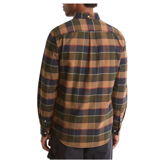 Camicia Valley Check Olive VALLEY TAILORED OL55 OLIVE BARBOUR 