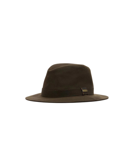 Fedora cerato vintage Olive VINTAGE WAX BUSHMAN OL72 OLIVE BARBOUR 