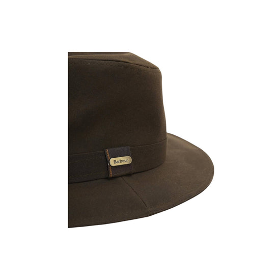 Fedora cerato vintage Olive VINTAGE WAX BUSHMAN OL72 OLIVE BARBOUR 