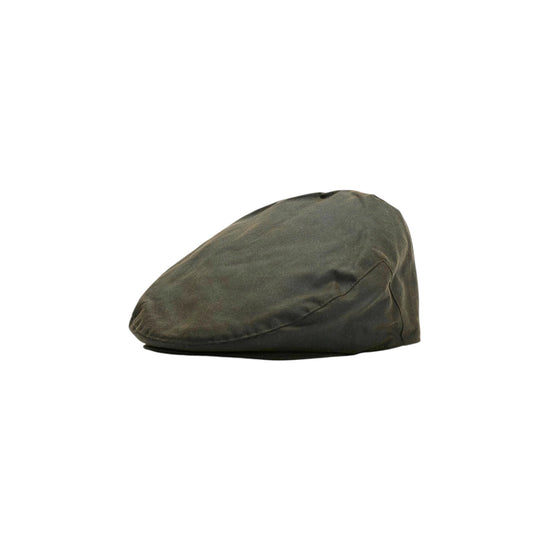Basco cerato Olive WAX FLAT CAP OL71 OLIVE BARBOUR 