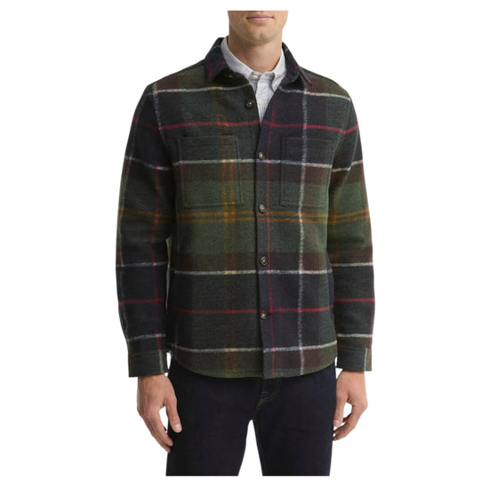 Overshirt Woodlane spazzolata con motivo a quadri WOODLANE TAIL BRUSH TN11 CLASSIC TARTAN BARBOUR 