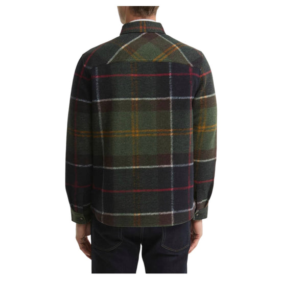 Overshirt Woodlane spazzolata con motivo a quadri WOODLANE TAIL BRUSH TN11 CLASSIC TARTAN BARBOUR 