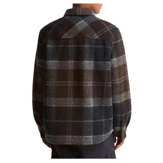 Overshirt spazzolata con motivo a quadri Midnight oak tartan WOODLANE TAIL BRUSH TN38 MIDNIGHT OAK TARTAN BARBOUR 