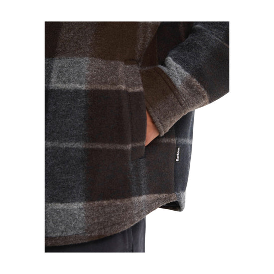 Overshirt spazzolata con motivo a quadri Midnight oak tartan WOODLANE TAIL BRUSH TN38 MIDNIGHT OAK TARTAN BARBOUR 