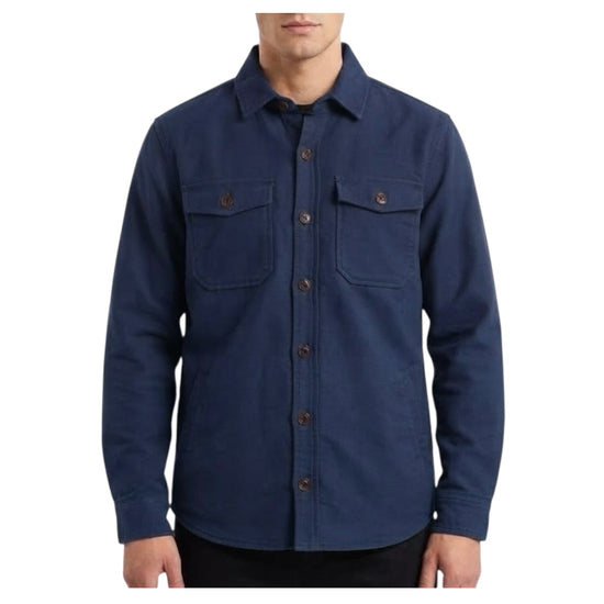 Overshirt in fustagno Navy 5013 NAVY BL'KER 