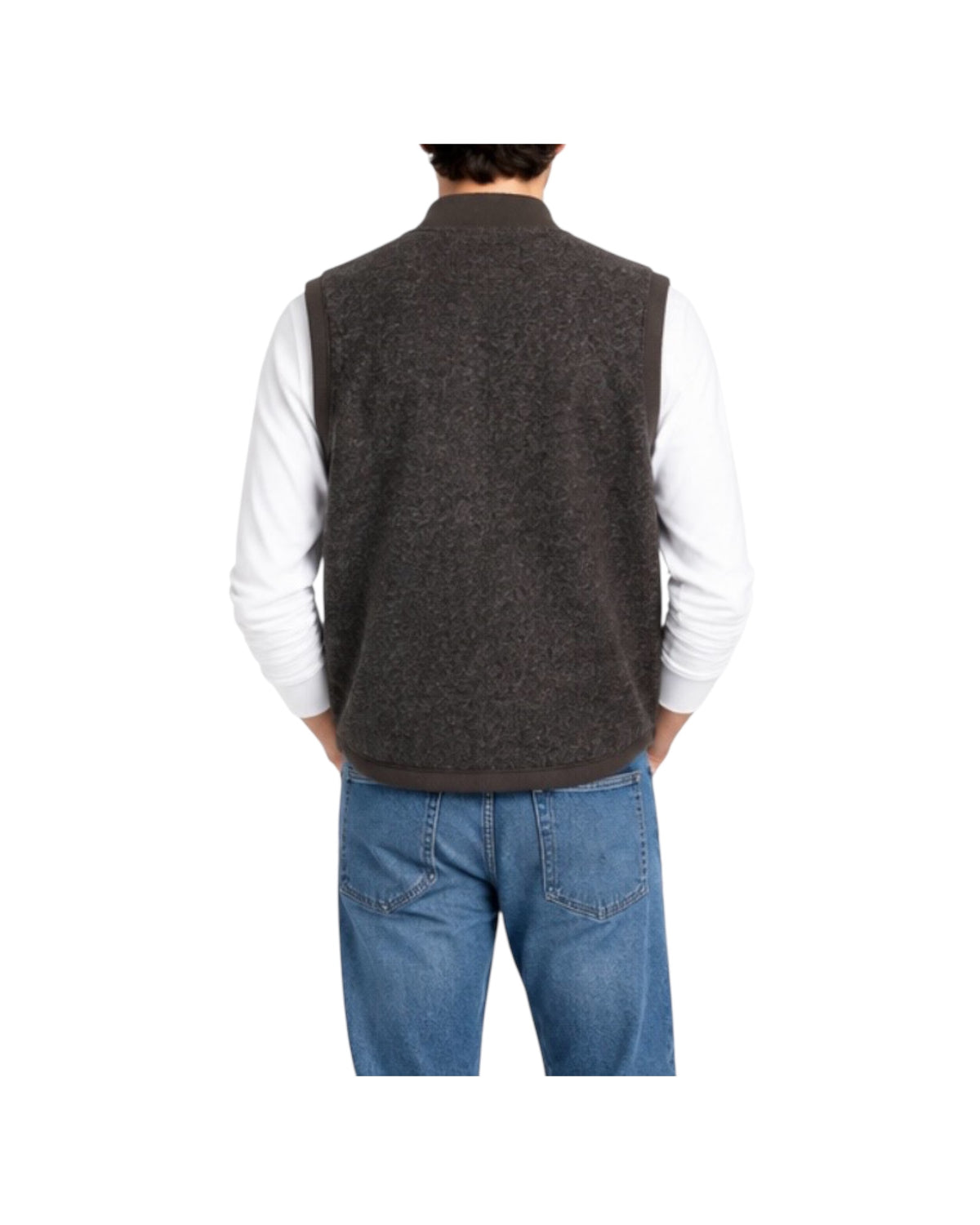 Gilet in lanacotta Dark brown 5015 DARK BROWN BL'KER 