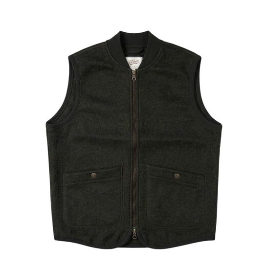 Gilet in lana cotta Green 5015 GREEN BL'KER 
