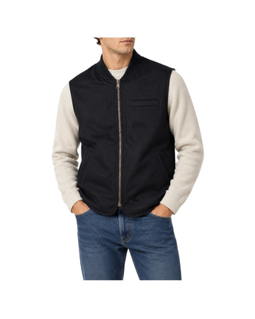 Gilet in lana reversibile Navy 5020 NAVY BL'KER 