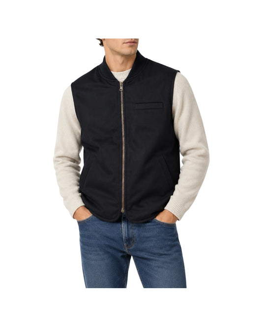 Gilet in lana reversibile Navy 5020 NAVY BL'KER 