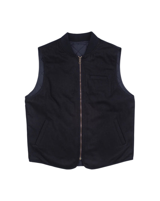 Gilet in lana reversibile Navy 5020 NAVY BL'KER 