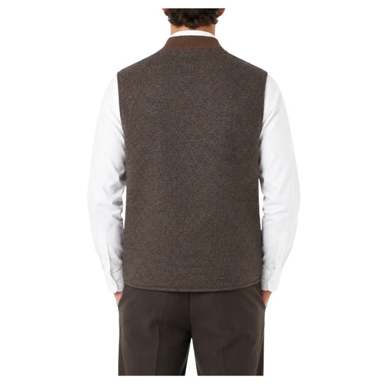 Gilet Donegal reversibile Brown 5027 BROWN BL'KER 