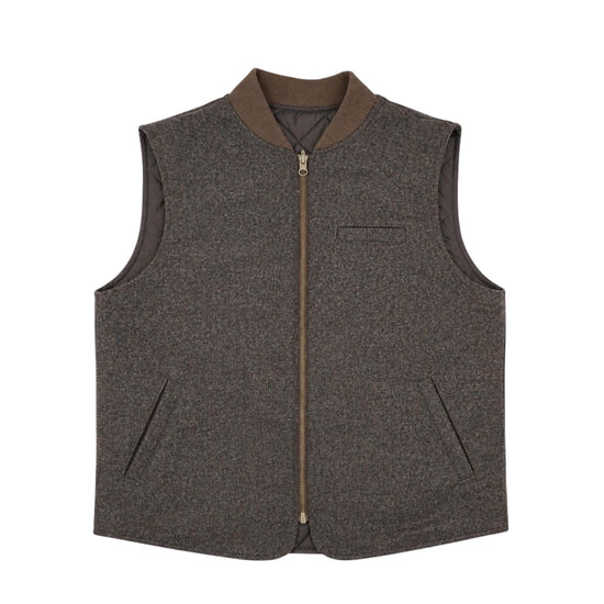 Gilet Donegal reversibile Brown 5027 BROWN BL'KER 