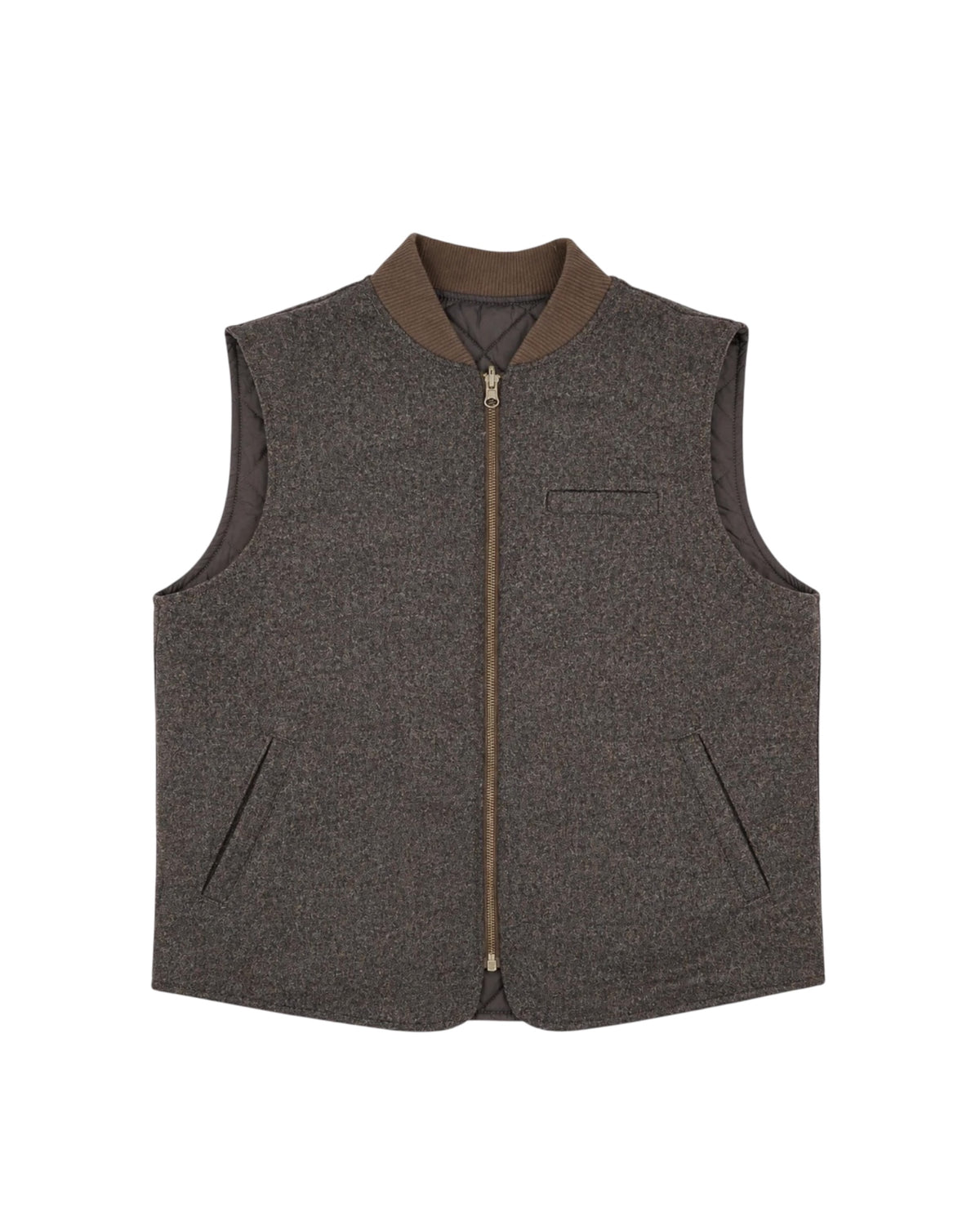 Gilet Donegal reversibile Brown 5027 BROWN BL'KER 