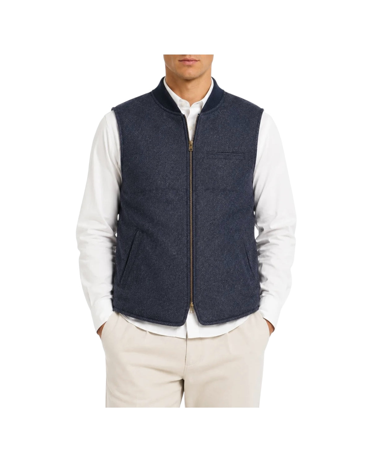 Gilet Donegal reversibile Navy 5027 NAVY BL'KER 