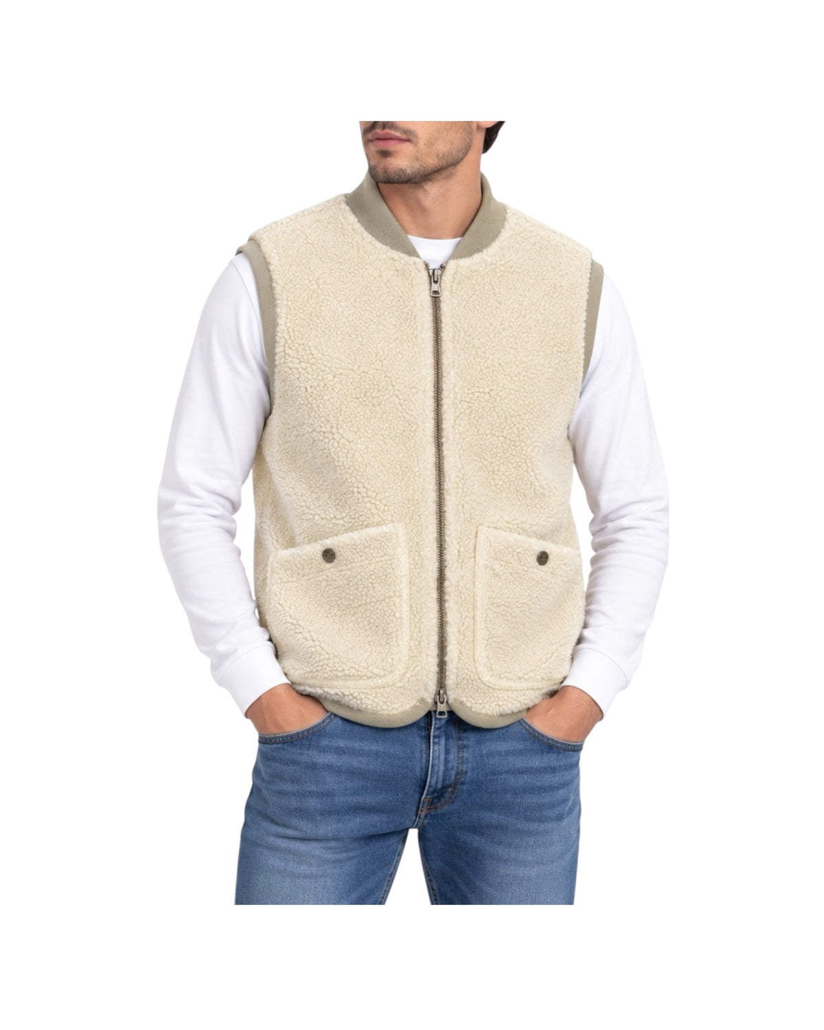 Gilet in pile Milk 5040 MILK BL'KER 
