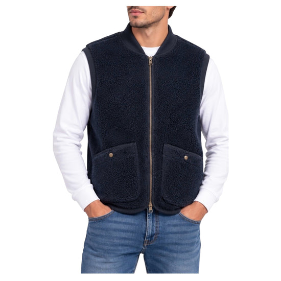 Gilet in pile Navy 5040 NAVY BL'KER 