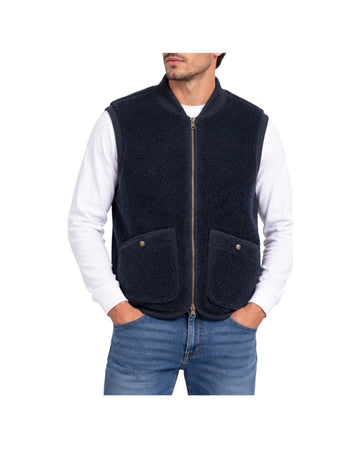 Gilet in pile Navy 5040 NAVY BL'KER 