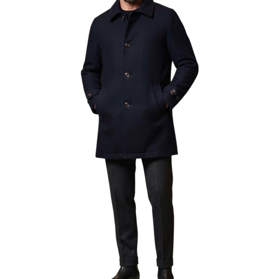 Cappotto in lana Navy 5052 NAVY BL'KER 