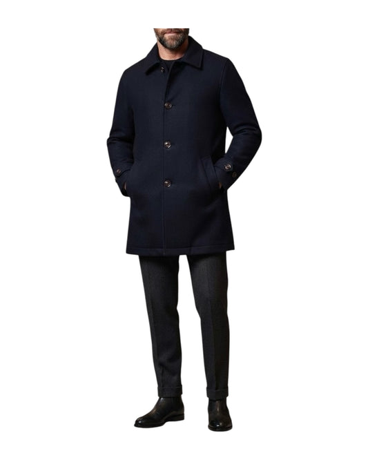 Cappotto in lana Navy 5052 NAVY BL'KER 