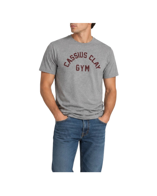T-Shirt con stampa Grey Melange 8000G GREY MELANGE BL'KER 