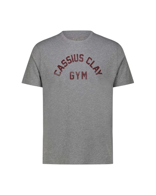 T-Shirt con stampa Grey Melange 8000G GREY MELANGE BL'KER 
