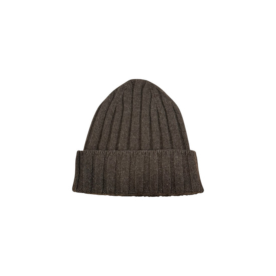 Cappello Unisex in cashmere Marrone melange 9010 MARRONE MELANGE BL'KER 