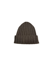 Cappello Unisex in cashmere Marrone melange