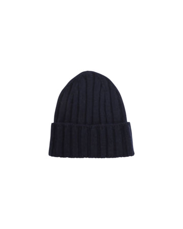 Cappello Unisex in cashmere Navy 9010 NAVY BL'KER 