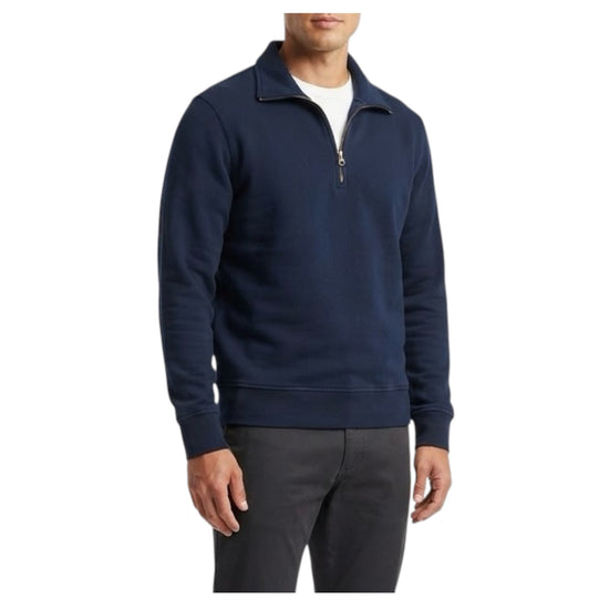 Felpa mezza zip Navy W4005 NAVY BL'KER 
