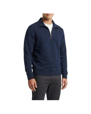 Felpa mezza zip Navy W4005 NAVY BL'KER 