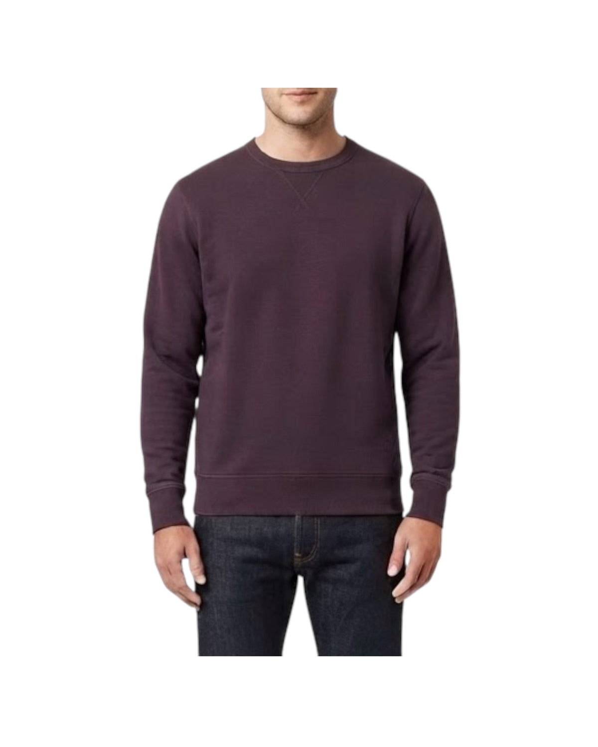 Felpa girocollo Burgundy W4008 BURGUNDY BL'KER 