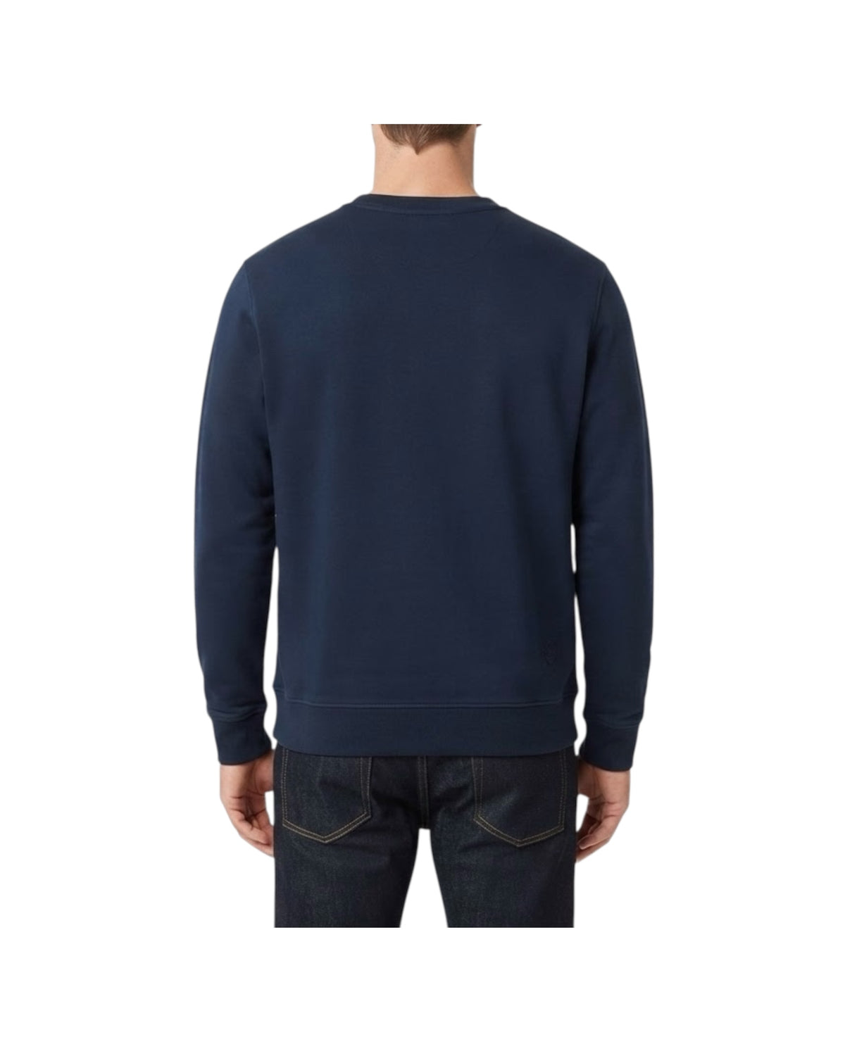 Felpa girocollo Navy W4008 NAVY BL'KER 