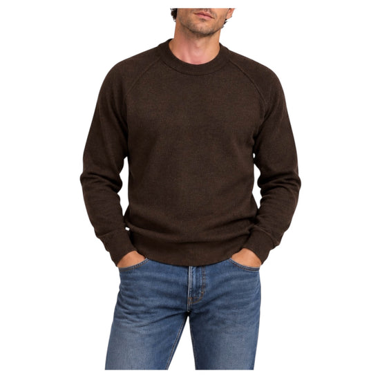 Maglione taglio felpa Marrone W9009 BROWN BL'KER 