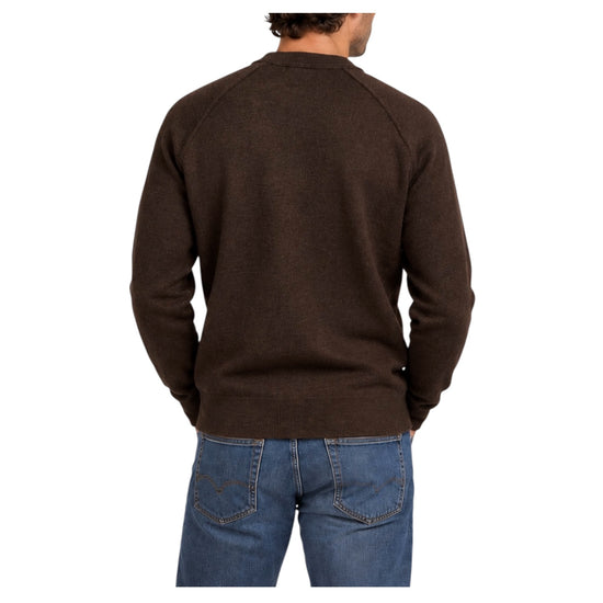 Maglione taglio felpa Marrone W9009 BROWN BL'KER 