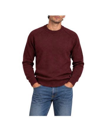 Maglione taglio felpa Burgundy W9009 BURGUNDY BL'KER 