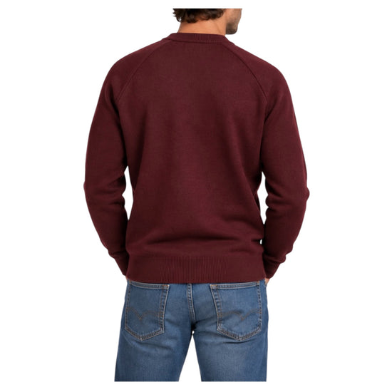 Maglione taglio felpa Burgundy W9009 BURGUNDY BL'KER 