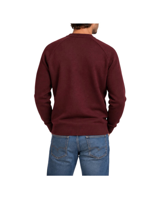 Maglione taglio felpa Burgundy W9009 BURGUNDY BL'KER 