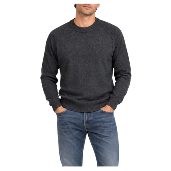 Maglione taglio felpa Dark grey W9009 DARK GREY BL'KER 