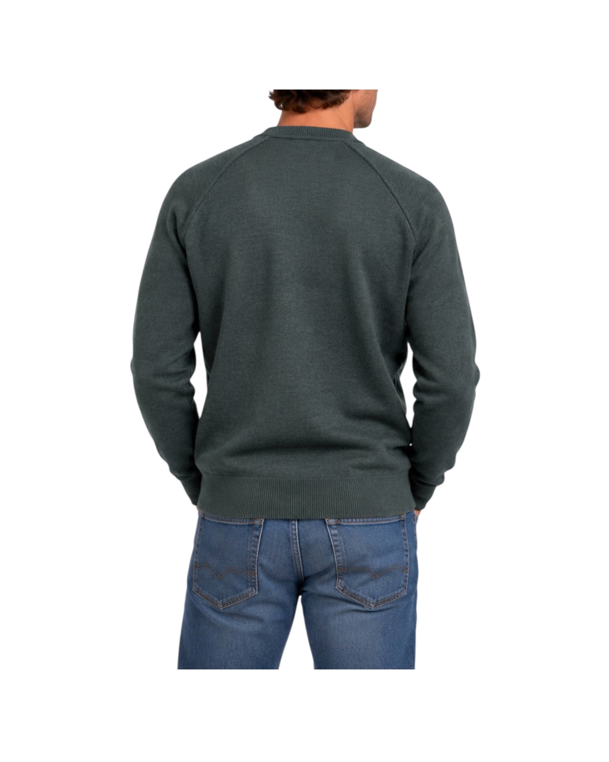Maglione taglio felpa Green W9009 GREEN BL'KER 