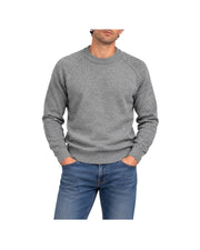 Maglione taglio felpa Mid grey