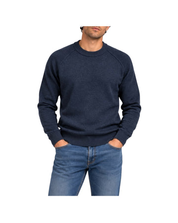 Maglione taglio felpa Navy W9009 NAVY BL'KER 
