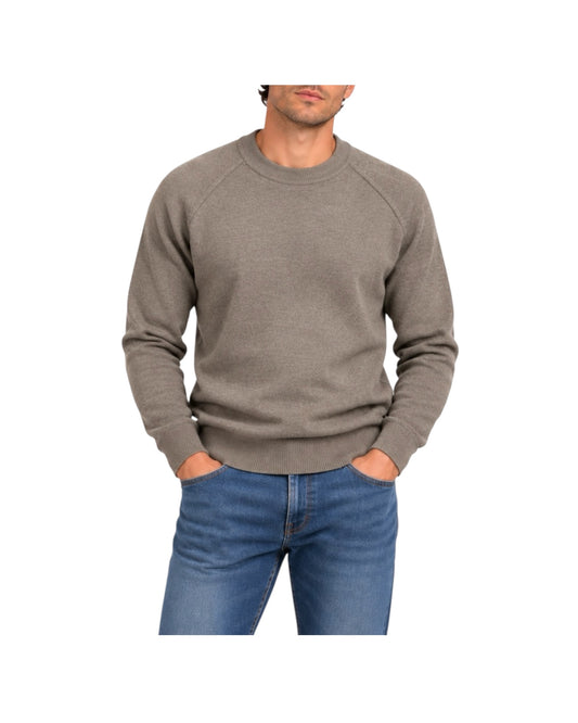 Maglione taglio felpa Tortora W9009 TORTORA BL'KER 