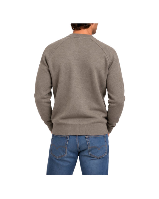 Maglione taglio felpa Tortora W9009 TORTORA BL'KER 