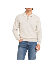 Polo in lana e cashmere Sand