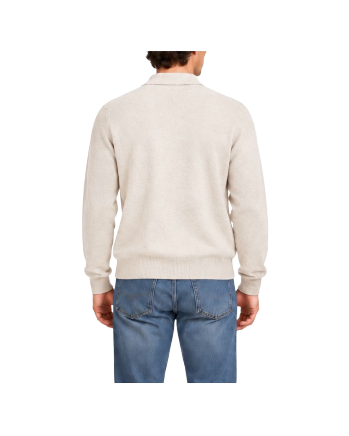 Polo in lana e cashmere Sand W9012 SAND BL'KER 