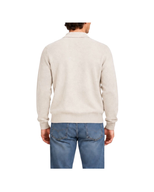 Polo in lana e cashmere Sand W9012 SAND BL'KER 