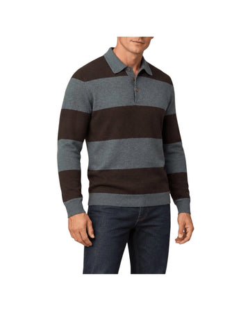 Polo Rugby Green/Dark brown W9018 GREEN DARK BROWN BL'KER 