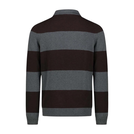 Polo Rugby Green/Dark brown W9018 GREEN DARK BROWN BL'KER 