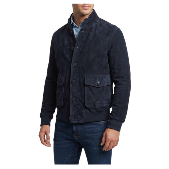 Giubbotto in crosta Navy P335 CROSTA NAVY BLUSOTTO 