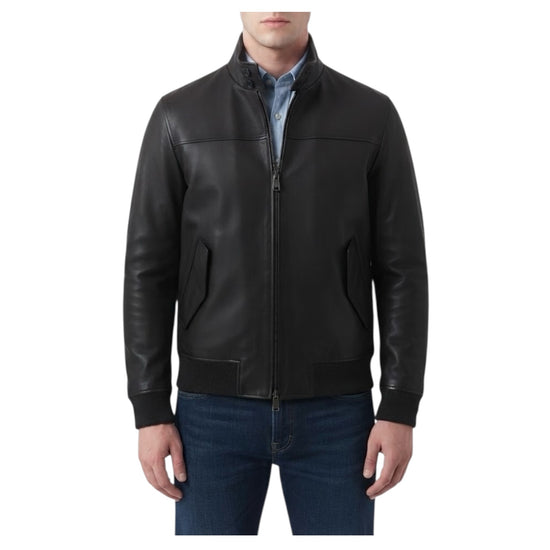 Giubbotto in nappa Nero P346 NAPPA NERO BLUSOTTO 